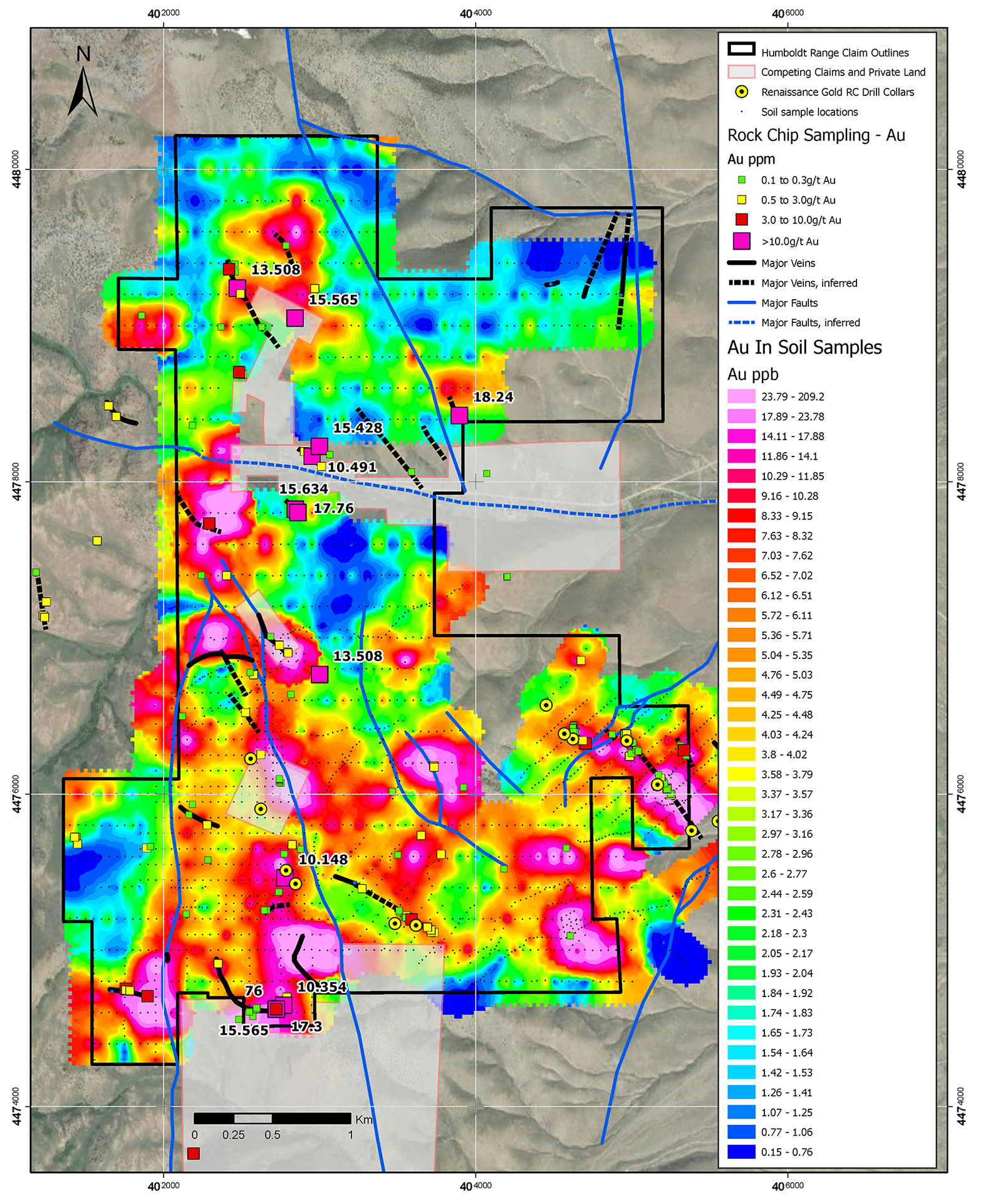 Au in Soils